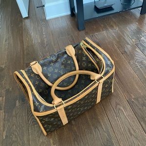 brown and cream louis vuitton bag
